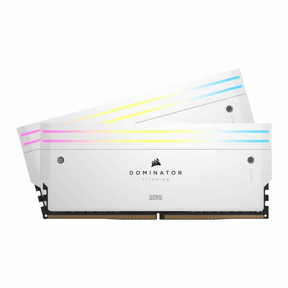 (image for) Corsair DOMINATOR Titanium RGB White 48GB 7200MHz DDR5 Memory Kit